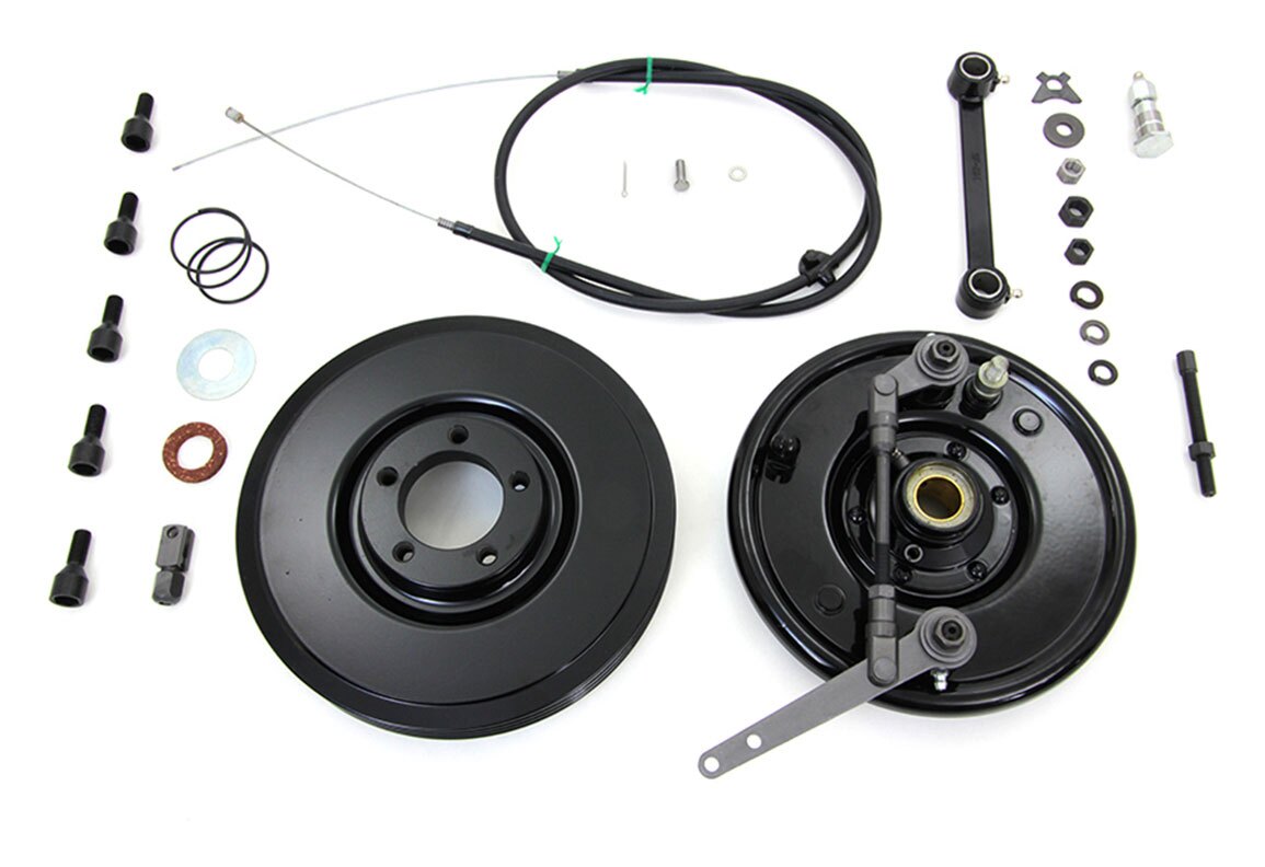 V-Twin Mfg. Complete Front Brake Kit For Harley FL EL UL 1936-1948