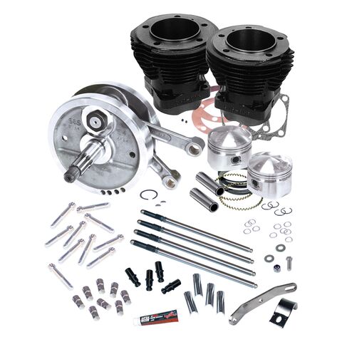 S&S Cycle 93" 3-5/8" Bore Stroker Cylinder And Piston Kit For Harley Shovelhead 1966-1984