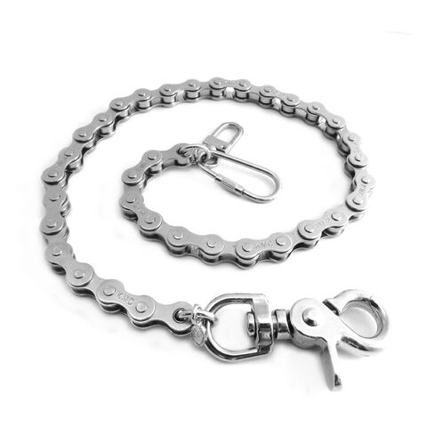 AMiGAZ Zinc Plated Bike Style Wallet Chain