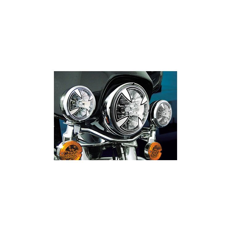 Adjure 7" Iron Cross Skull Headlight