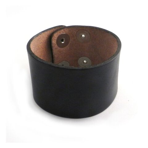 AMiGAZ Double Wide Plain Strap Bracelet