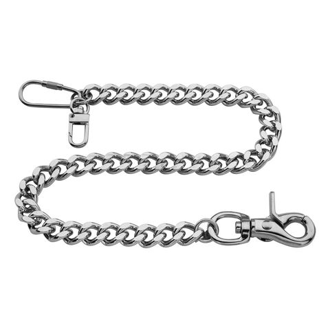AMiGAZ Cut Link 16" Chrome Wallet Chain
