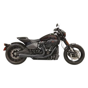 Bassani Road Rage 2-Into-1 Exhaust System For Harley FXBR/S FLFB/S