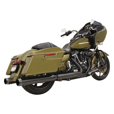 Bassani Quiet DNT Slip-On Mufflers For Harley Touring 2017-2025