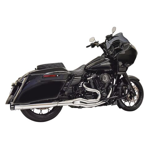 Bassani Road Rage 2-Into-1 High Horsepower Exhaust System For Harley Touring 2017-2026