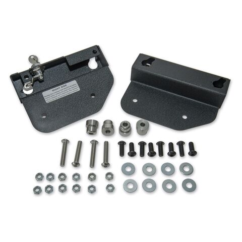 Leatherworks Quick Mounts Saddlebag Mounts For Harley Softail With Large Saddlebags 1984-2017