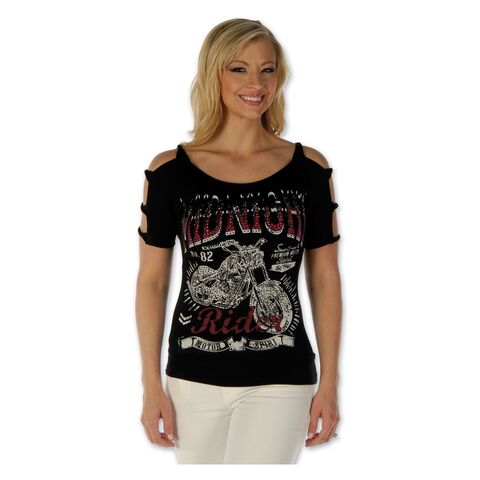 Liberty Wear Women's Rider Open Shoulder Top