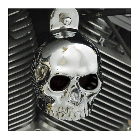 Chrome Dome Horn Cover For Harley 1991-2025