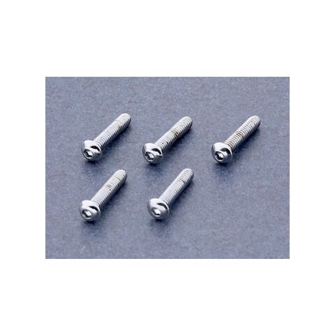 Colony Coarse Thread Button Head Socket Screws Chrome