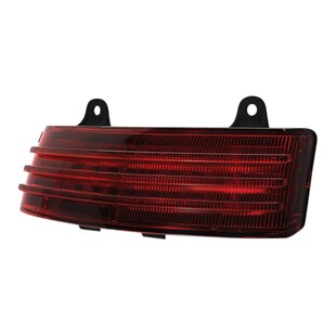 Custom Dynamics ProBEAM Dual Intensity LED Tribar Fender Light For Harley FLHX 2006-2009