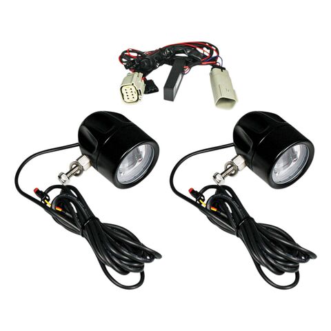 Custom Dynamics ProBEAM LED Halo Fog Lamps For Harley Trike 2014-2025