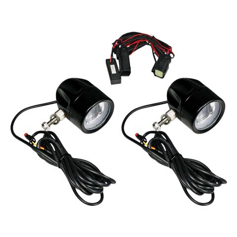 Custom Dynamics ProBEAM LED Halo Fog Lamps For Harley FLHXSE FLTRXSE 2010-2013