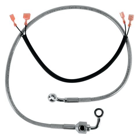 Drag Specialties Rear Brake Line Kit For Non-ABS Harley Sportster 2000-2003