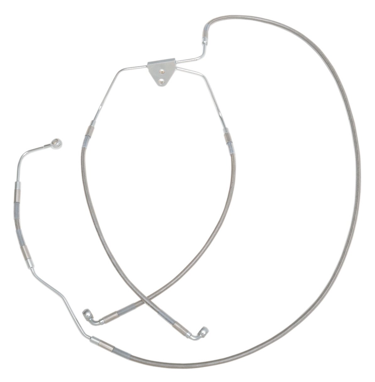 Drag Specialties Standard Length Front Brake Line Kit For Harley ABS