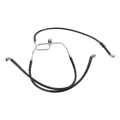 Drag Specialties Standard Length Front Brake Line Kit For Harley FXDL / FXDF 2008-2017