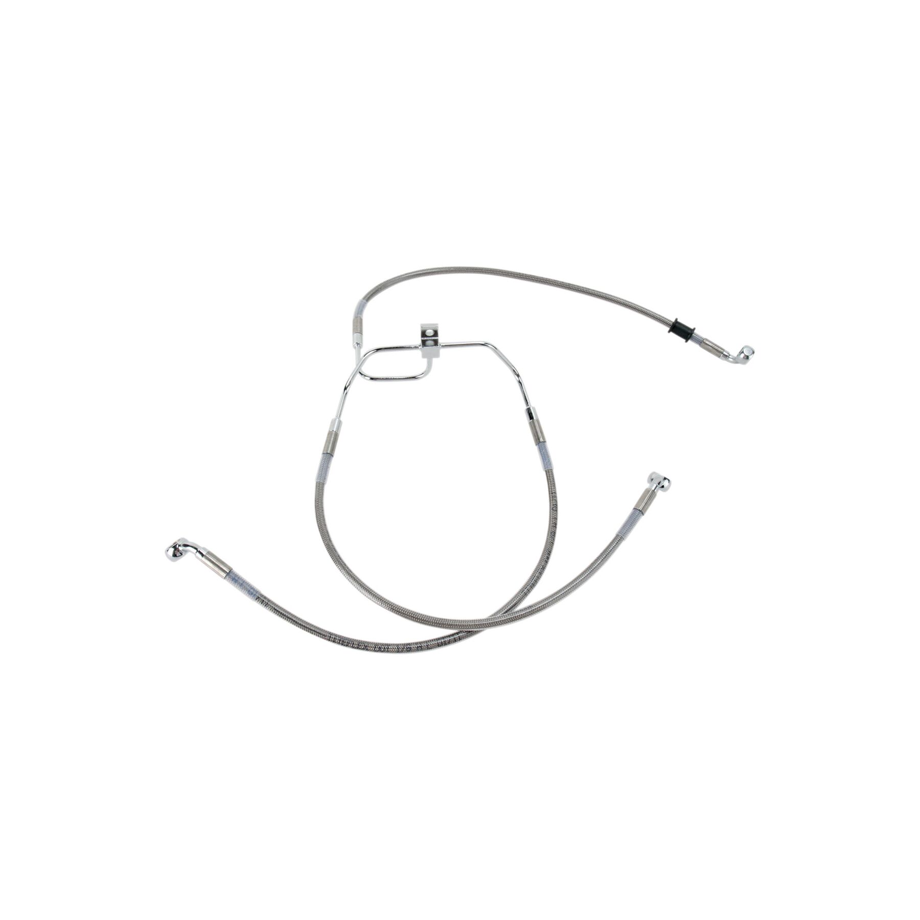 Drag Specialties Drag Specialties Standard Length Front Brake Line Kit For Harley FXDL / FXDF 2008-2017 - $99.70 at RevZilla