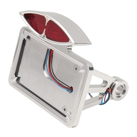 Drag Specialties Side Mount Deco Taillight / Plate Mount For Harley Softail 1986-1999
