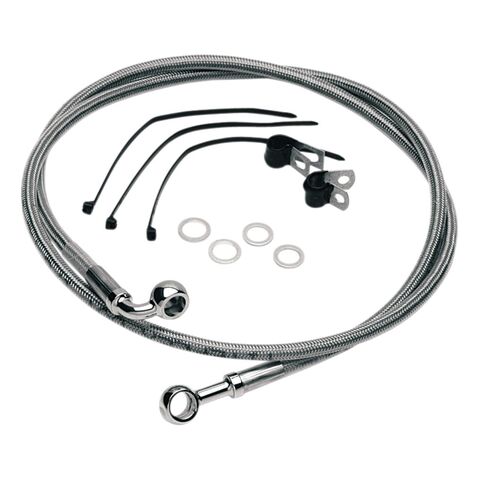 Drag Specialties Standard Length Front Brake Line Kit For Harley FXDWG 1999-2005