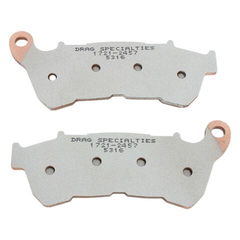 Drag Specialties Premium Sintered Metal Brake Pads For Harley Sportster 2014-2022