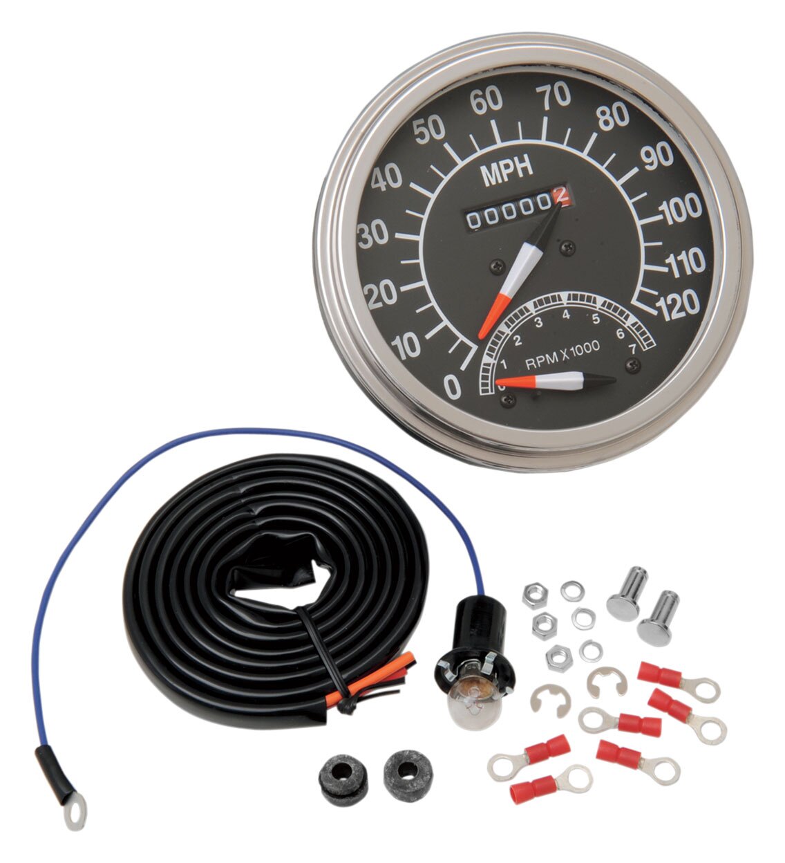Drag Specialties 21 Speedometer For Harley FL / FX 19731984