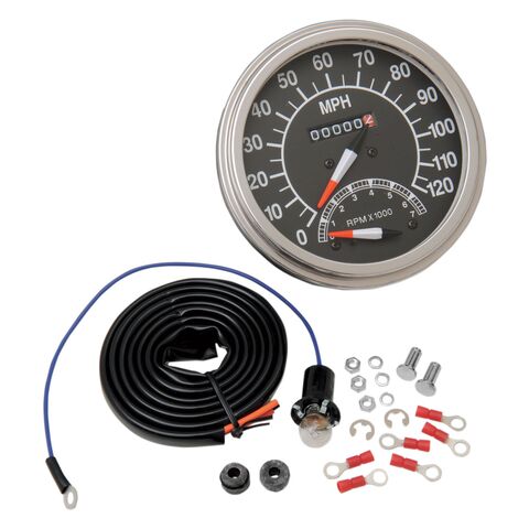 Drag Specialties 2:1 Speedometer For Harley FL / FX 1973-1984