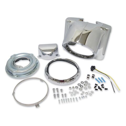 Milwaukee Twins Nacelle Headlamp Kit For Harley FL Softail 1986-2017