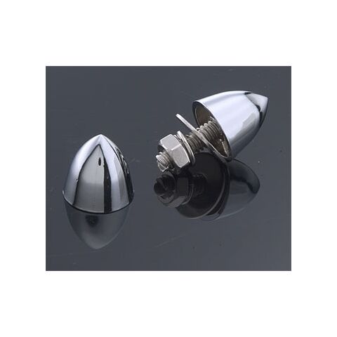 J&P Cycles Bullet-Shaped Krommets (1/4"-20 and 6mm)