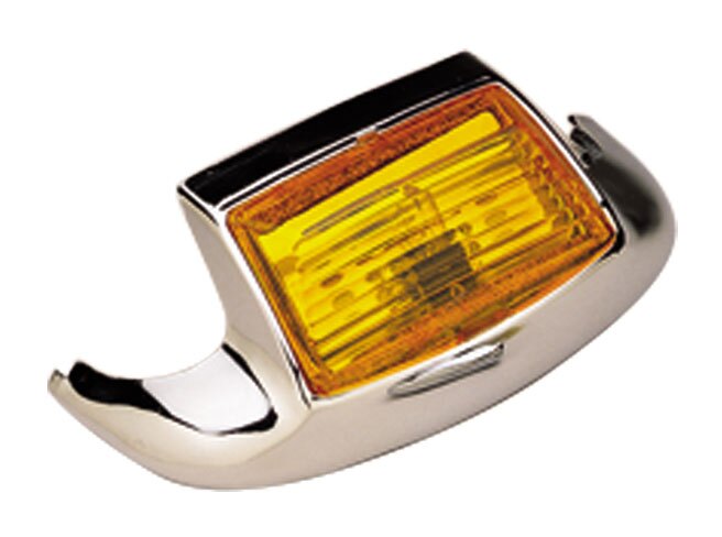 J&P Cycles Fender Tip Marker Lamp For Harley FLH 1980-1995