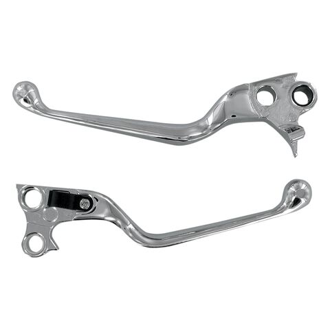 Milwaukee Twins Ergonomic Smooth Wide Lever Set For Harley 1996-2017
