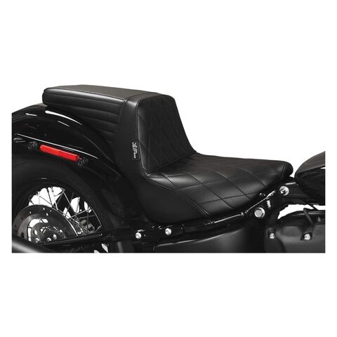 Le Pera Kickflip Diamond Stitch Seat For Harley FXLR/S / FLSB 2018-2026