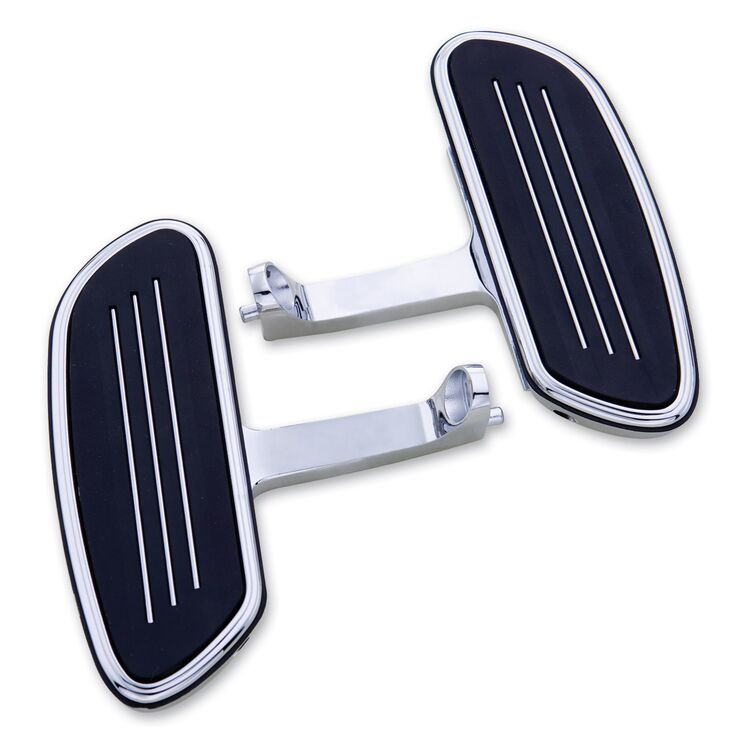 Milwaukee Twins Streamliner Passenger Floorboards Kit For Harley Touring 1993-2025