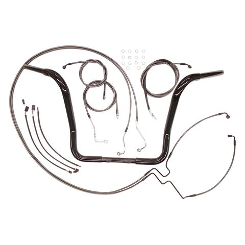 Magnum Caliber 1 1/4" Ape Hanger Handlebar With Install Kit For Harley Touring 2017-2020