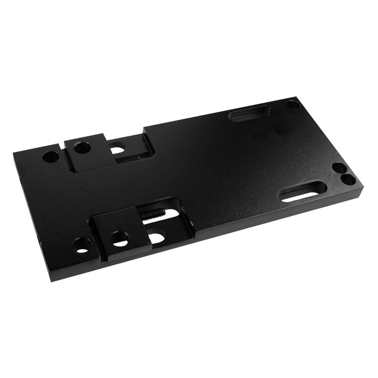 V-Twin Mfg. Dual-Adjuster Transmission Plate For Harley FL / EL / FX 1938-1984