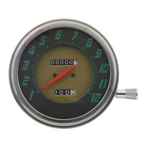 V-Twin Mfg. Replica 2:1 Ratio Speedometer For Harley 1936-1961