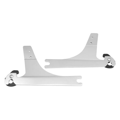 V-Twin Mfg. Detachable Sissy Bar Sideplates For Harley FXD 1996-2001