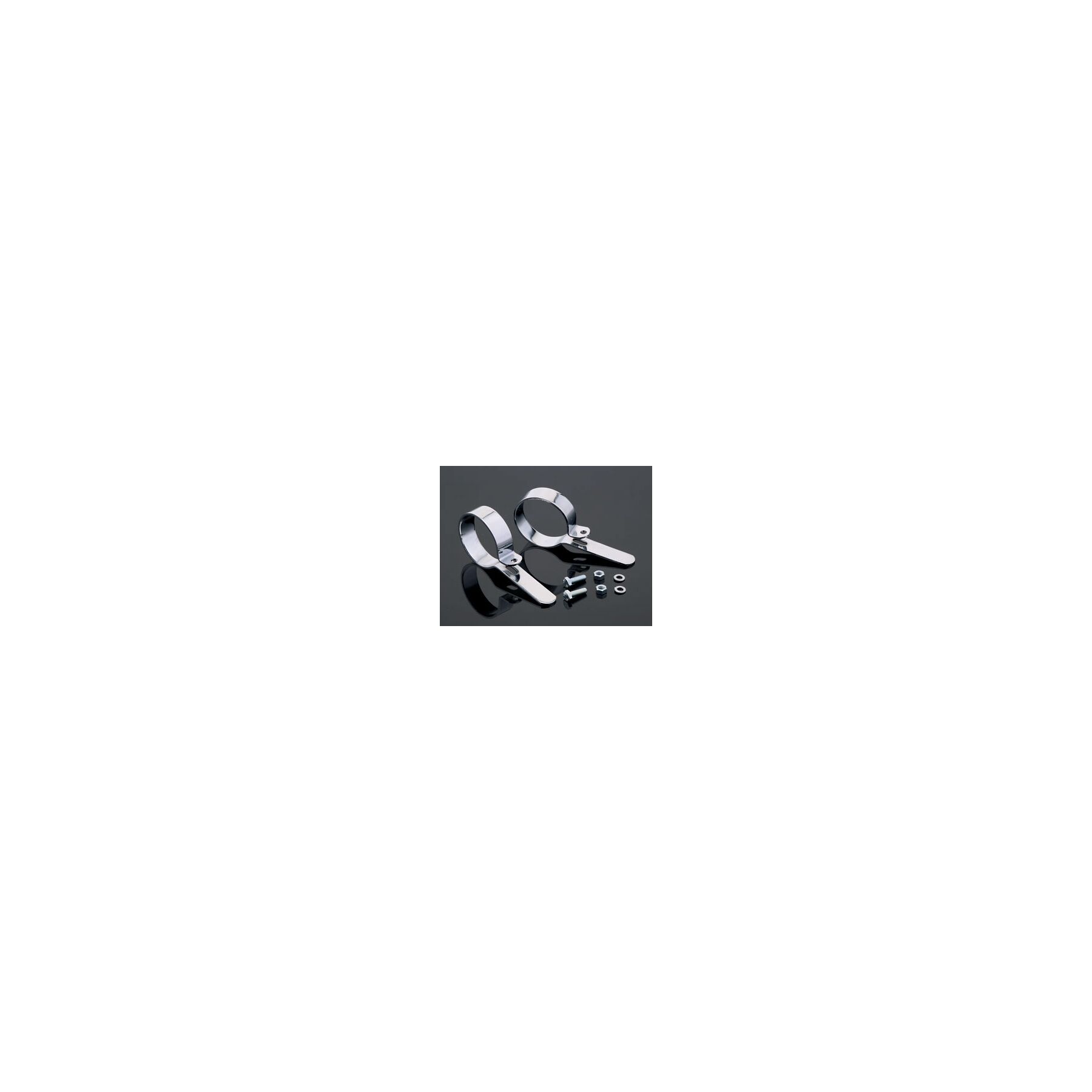 V-Twin Mfg. V-Twin Mfg. Chrome Muffler Hanger Clamps - $28.78 at J&P Cycles