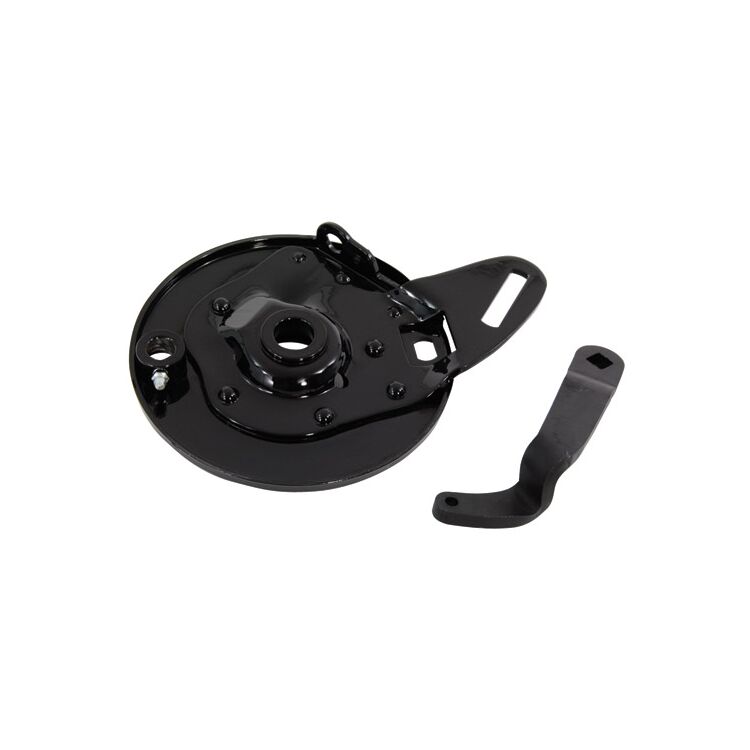 VTwin Mfg. Mechanical Rear Brake Backing Plate For Harley W 19371952