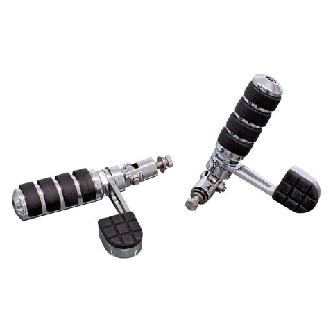Rivco Round Footpegs With Heel Rests
