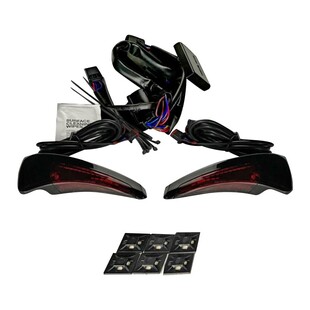 Custom Dynamics Sequential Tour Pak Back Rest LED Lights For Harley FLTRUSE FLHTKSE 2014-2015