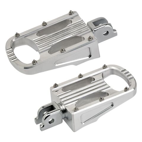 Biltwell Punisher XL Polished Footpegs For Harley Softail 2018-2025