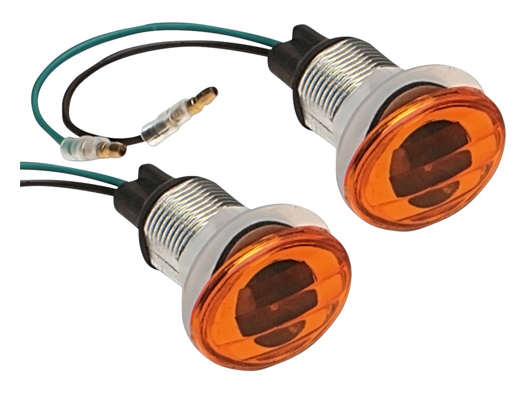 クラリスフラッシュ K&S Technologies Flat Oval Flush Mount Marker Lights