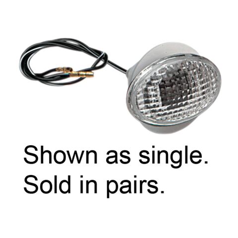 K&S Technologies Flat Oval Flush Mount Marker Lights