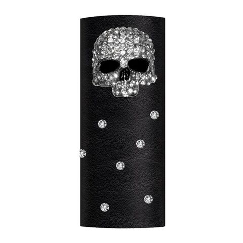 Hair Glove Skull & Rhinestones Crystal Hair Glove