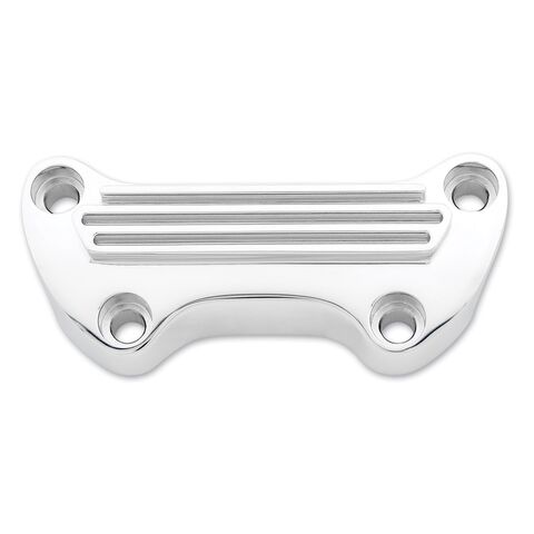 Milwaukee Twins 1" Finned Handlebar Top Clamp For Harley