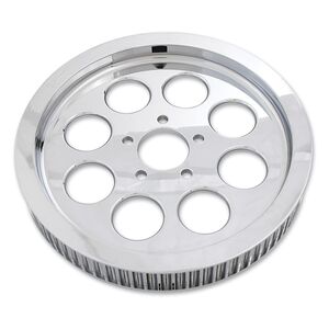 v_twin_mfg_chrome_belt_pulley_