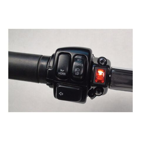 Grip Switch Amber Led Lighted Rocker Switch For Harley FX / FL / XL / VR 1983-2026