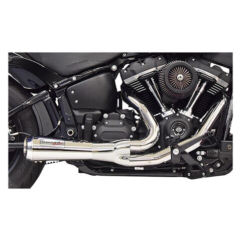 Bassani Ripper Road Rage 2-Into-1 Exhaust System For Harley Softail 2018-2024