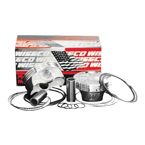 Wiseco High Performance Forged Pro Lite Domed Piston Kit Black Edition For Harley M8 2017-2025