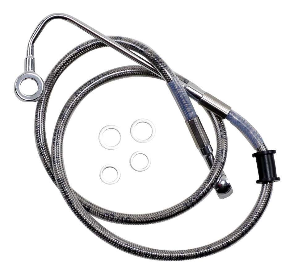 ライン Drag Specialties Extended Upper Brake Line Kit For Harley