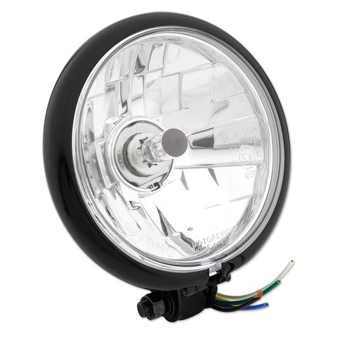 J&P Cycles 5-3/4" Bottom Mount Headlight Assembly For Harley Dyna / Softail 1980-2010